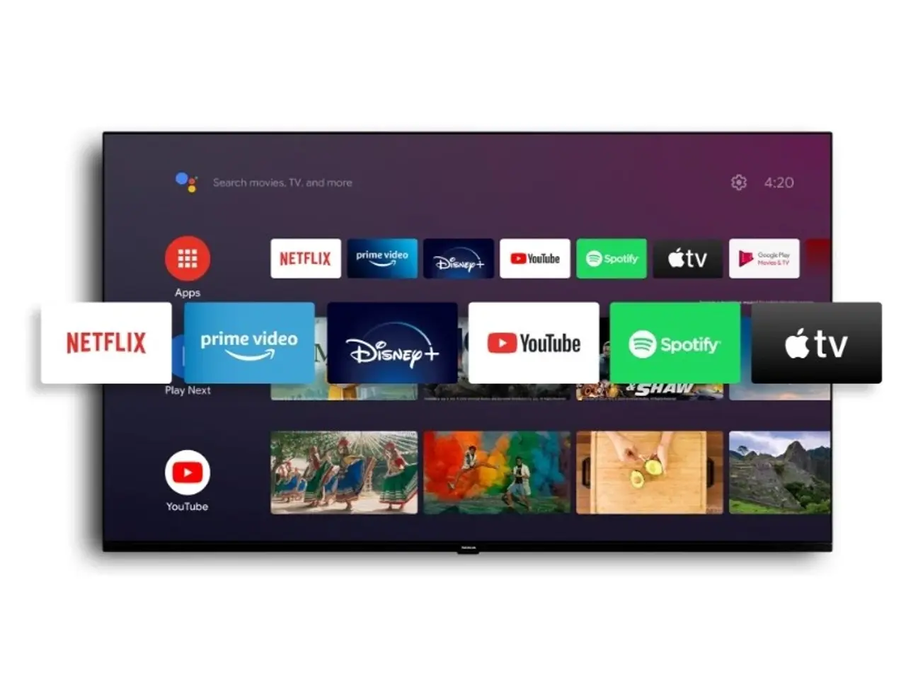 Billede 3 - Nokia 70" 4K UHD QLED Android TV Dolby Atmos 4.200
