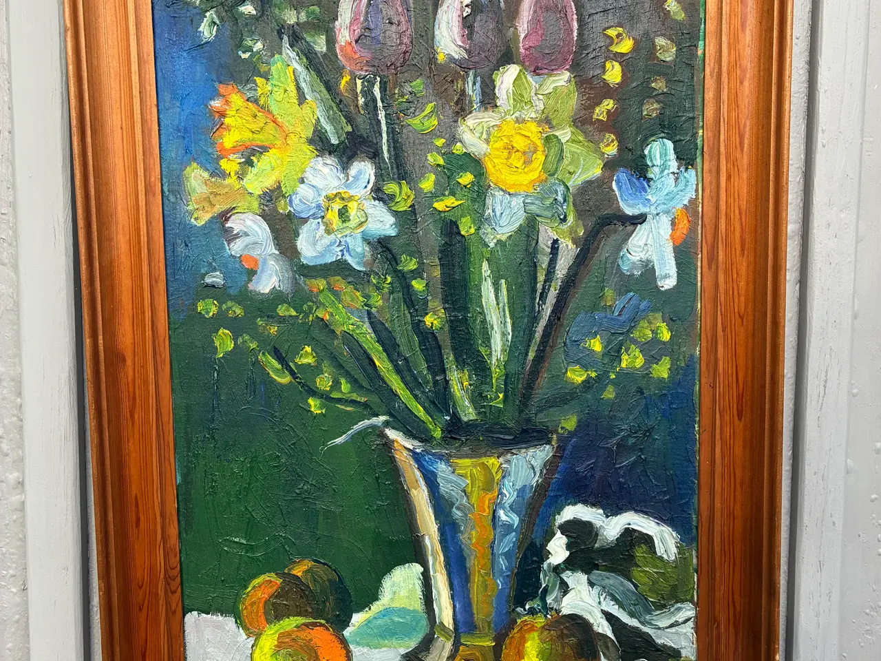 Billede 1 - Eyvind olesen maleri blomster