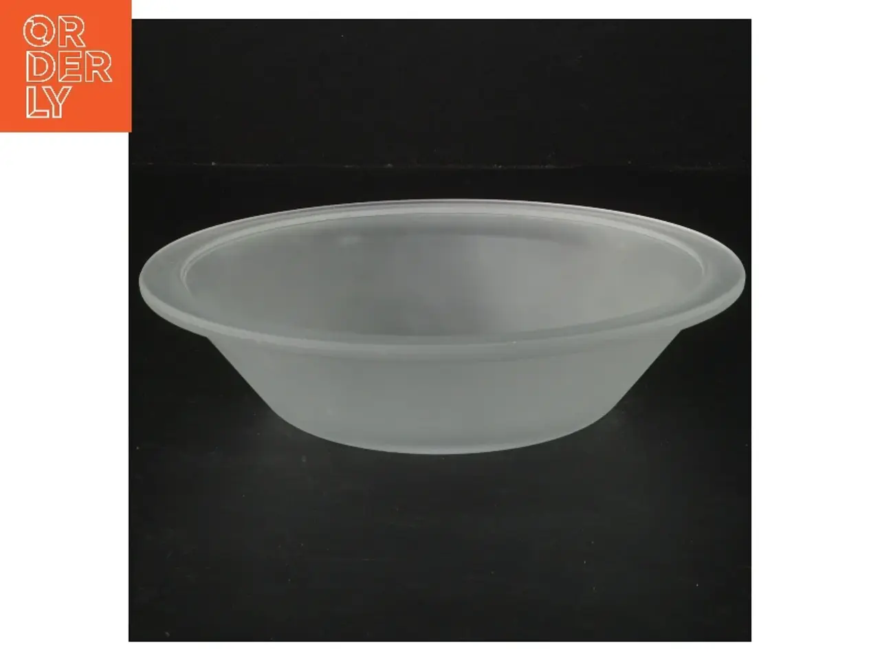 Billede 1 - Frostet glasskål (str. Ø 19,5 cm)