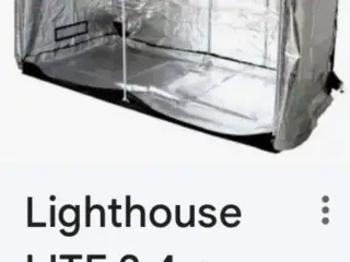 Stort Light House Gro Telt med Alt udstyr
