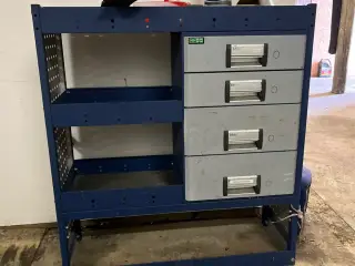 Metal reol fra HH modelsystem