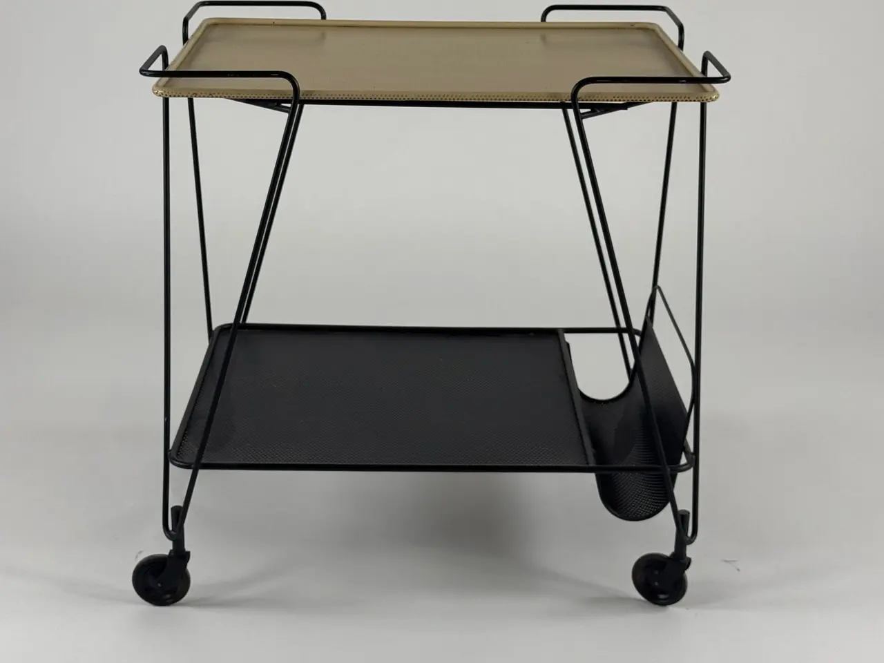 Billede 3 - GUBI Matégot Trolley – Beige/Sort