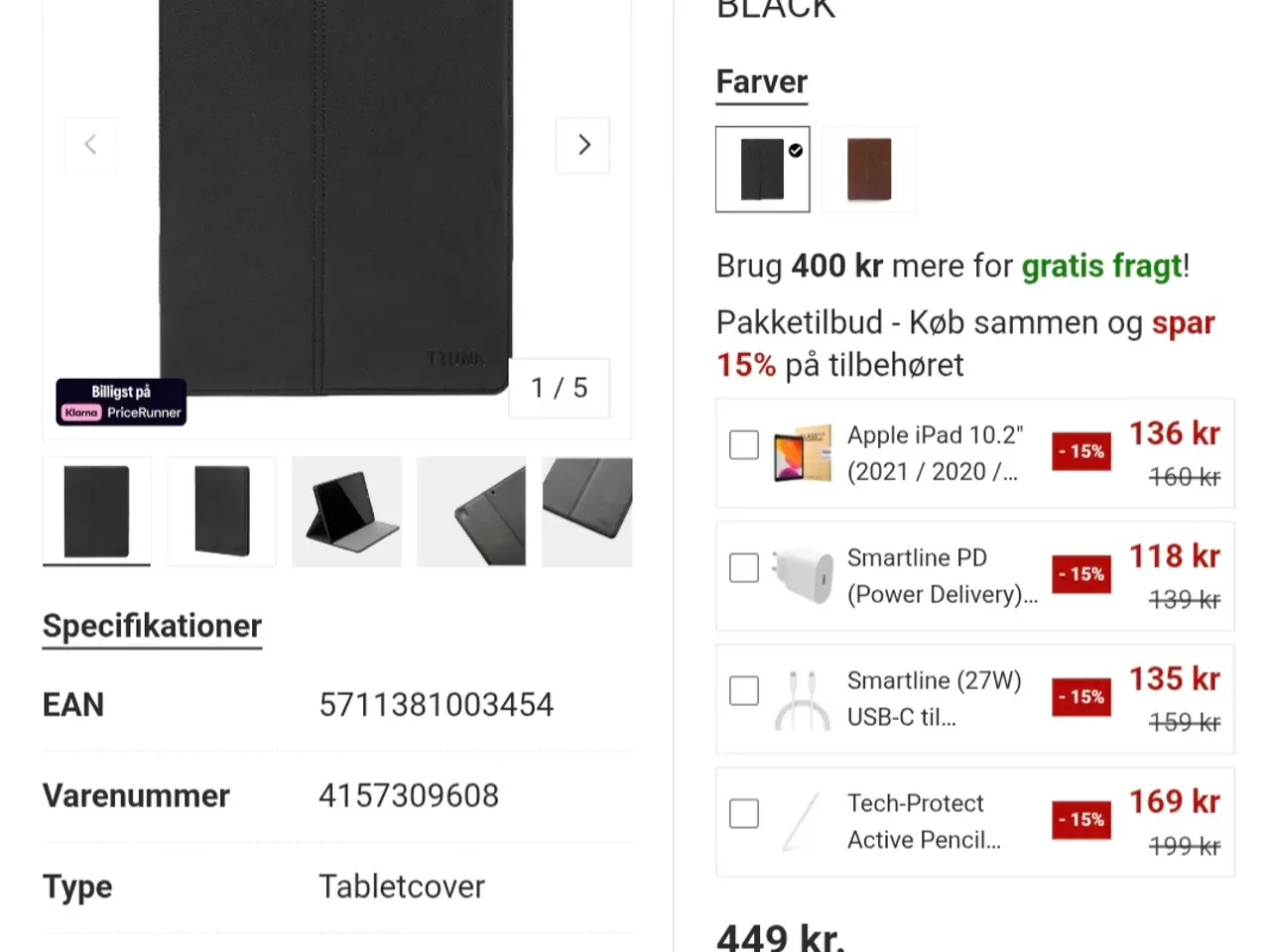 Billede 4 - IPad 9 + nyt læder cover