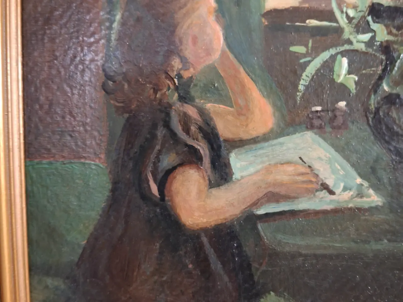 Billede 3 - smukt lille maleri af C. H.Larsen
