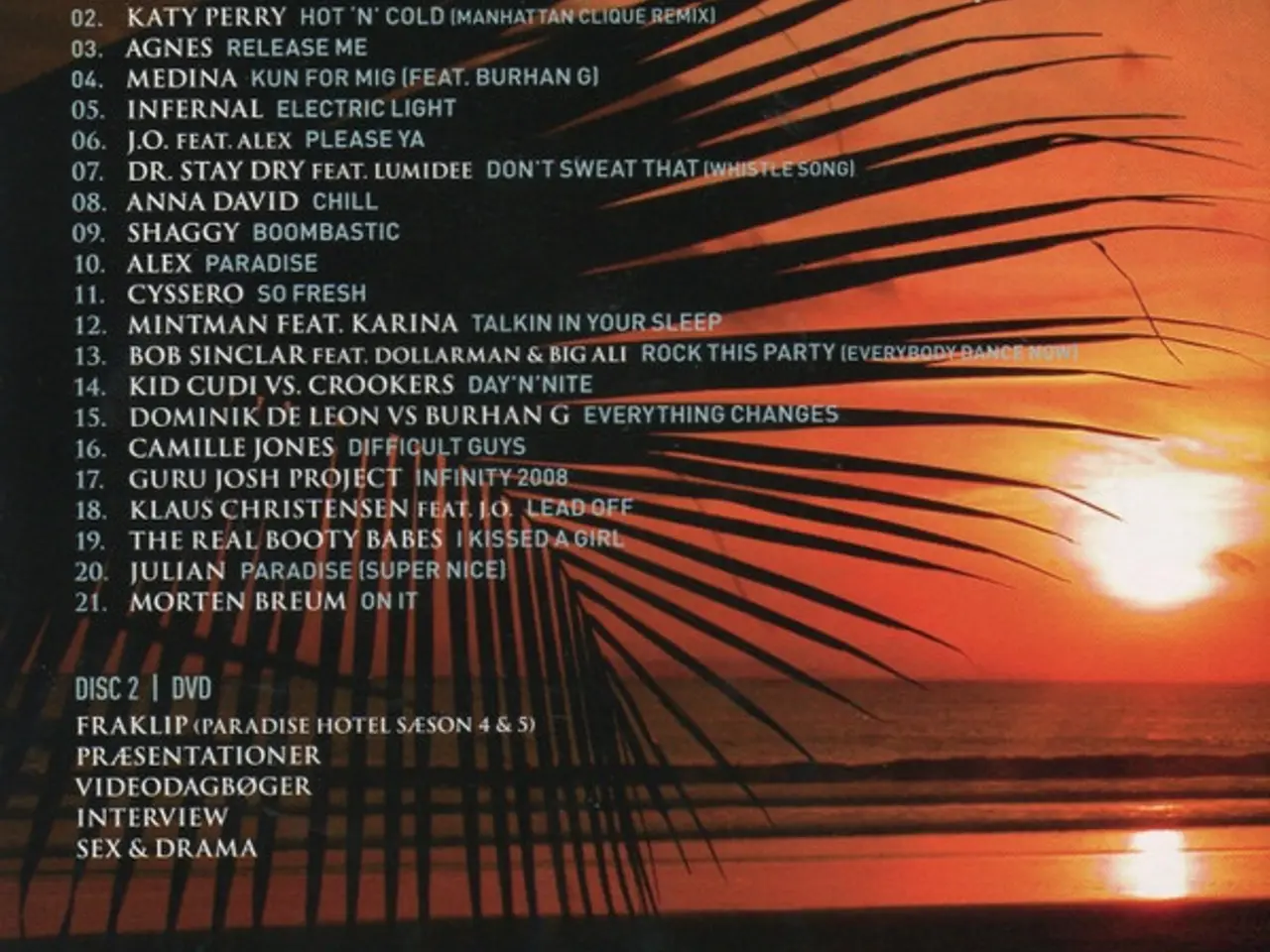Billede 2 - Diverse kunstnere – Paradise Hotel – CD