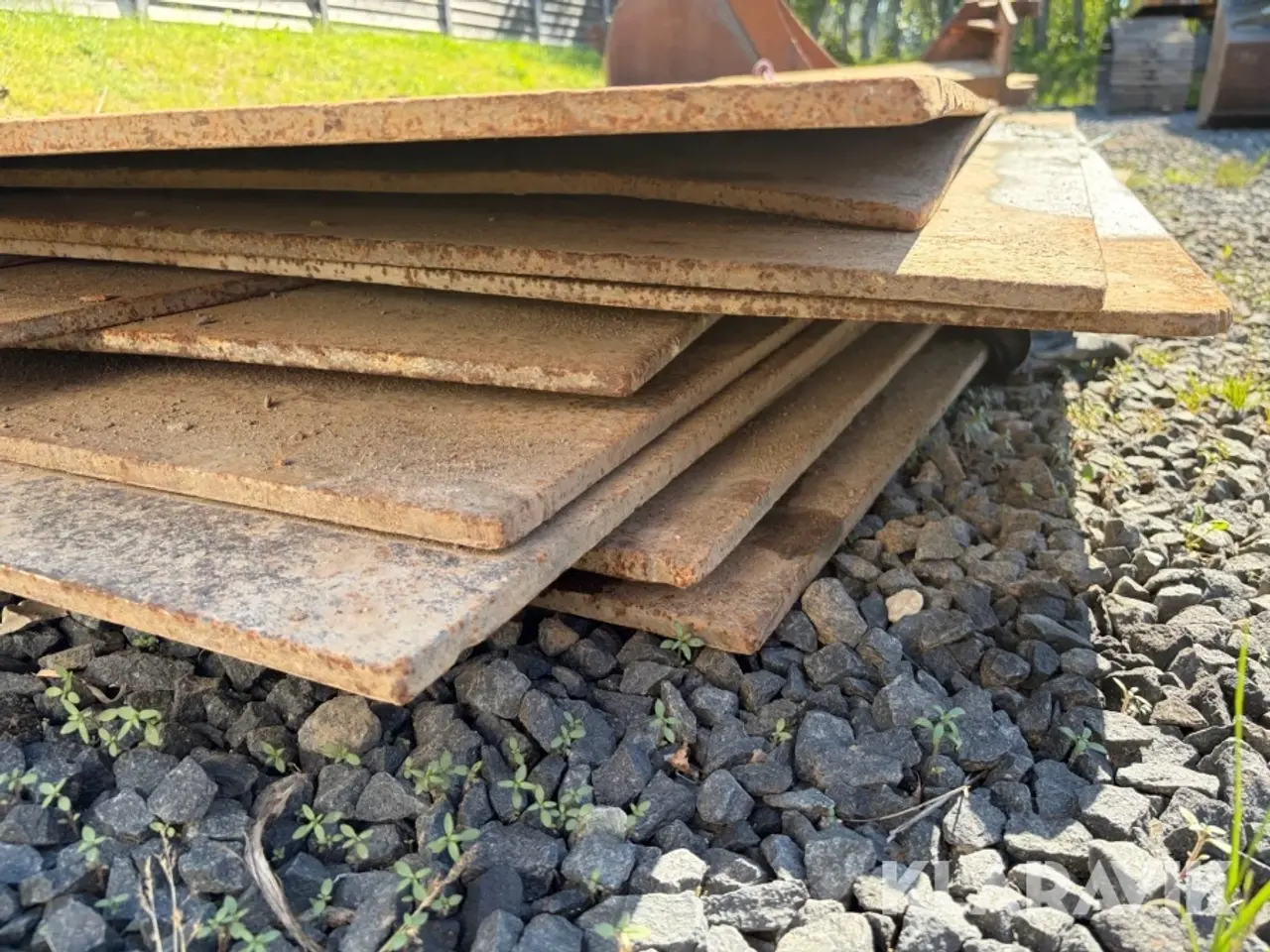 Billede 3 - Stål køreplader - 2 styk