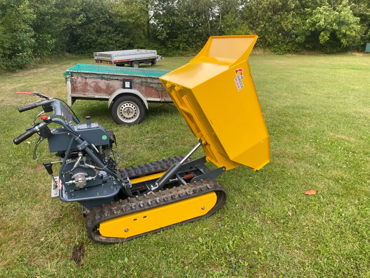 Billede 3 - Minidumper / motorbøre på bånd benzin