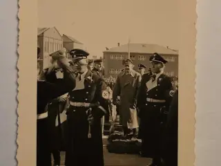 WW2 - Originalt foto af SS soldater, i paradeunifo