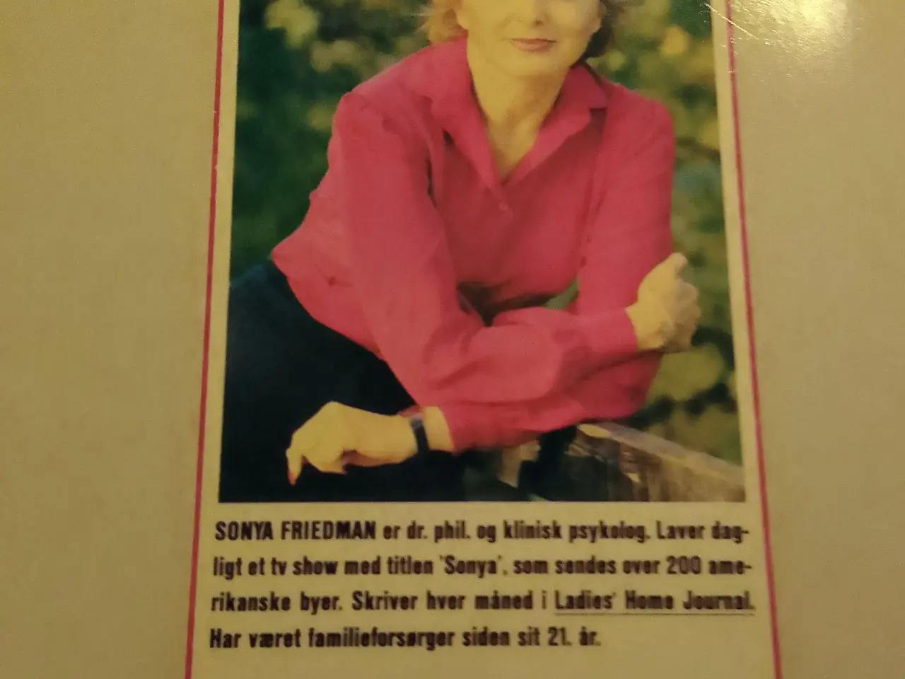 Billede 2 - Sonya Friedman: Mænd er kun dessert. 1984.