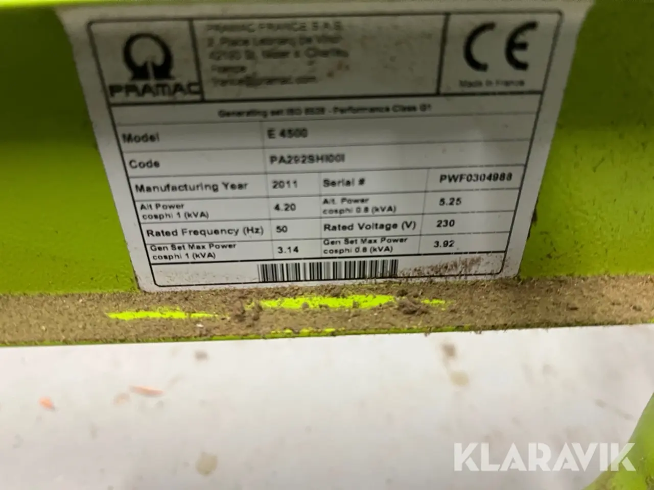 Billede 7 - Generator Pramac E 4500