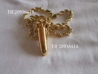 Halskæde, 9 mm-Patron halskæde.