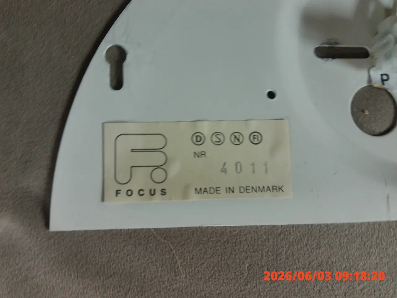 Billede 4 - 4 stk. Focus væglamper model 4011 i hvid metal,