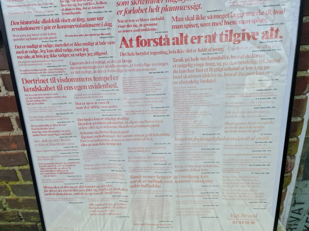 Billede 3 - Plakat med berømte citater