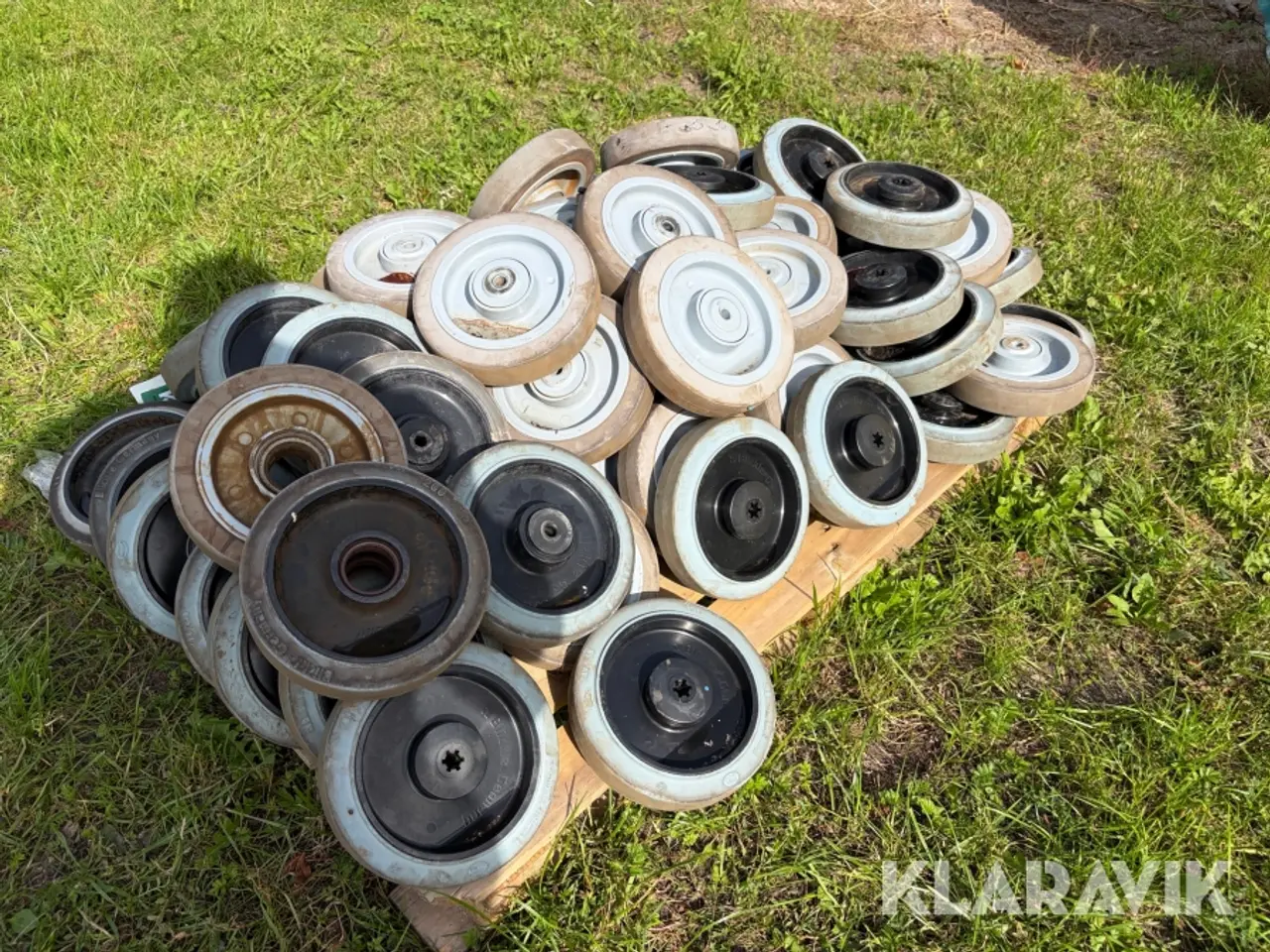 Billede 1 - Containerhjul med lejer - cirka 50 styks