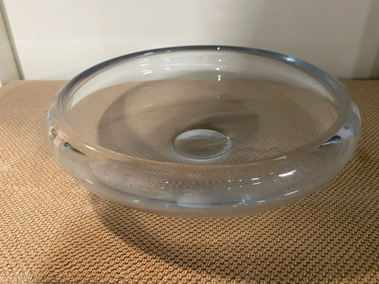Billede 1 - Holmegaard glasfad i klar glas