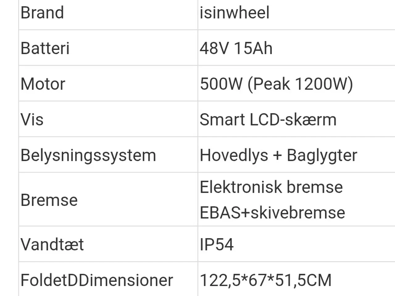 Billede 12 - El løbehjul isinwheel t8 offroad  electric scooter