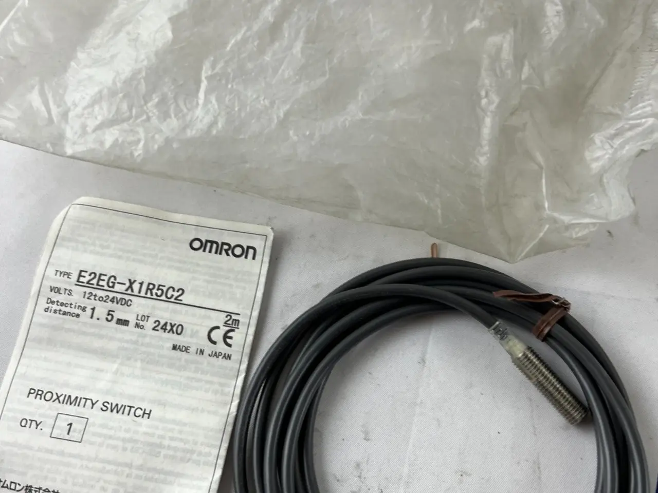Billede 6 - Omron E2EG-X1R5C2 Proximity kontakt 12-24VDC 1.5mm