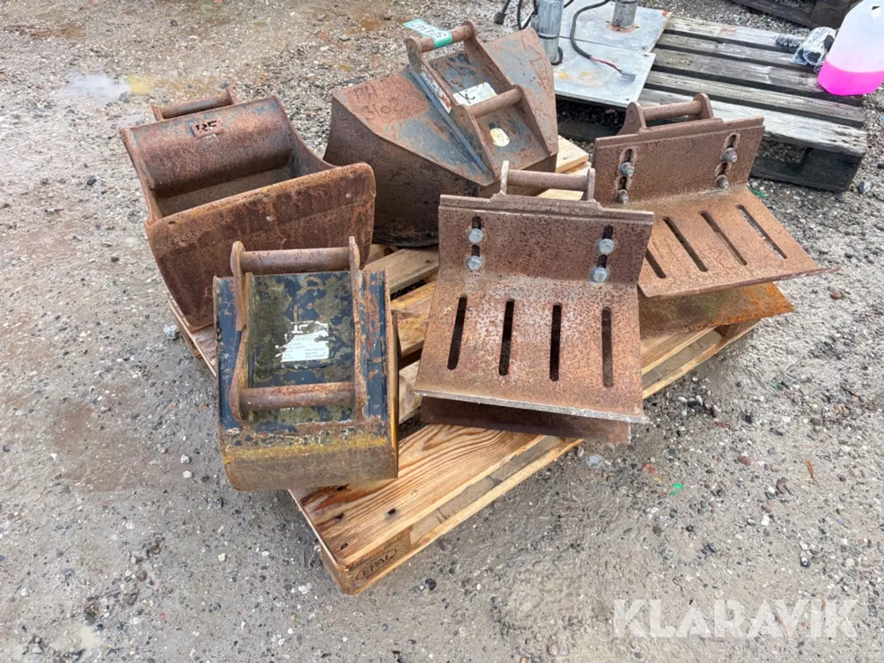 Billede 3 - Skovle /redskabs lot 5styk s30-150 fæste JST/RF