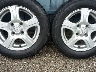 Alufælge 14" originale med dæk mazda/ford