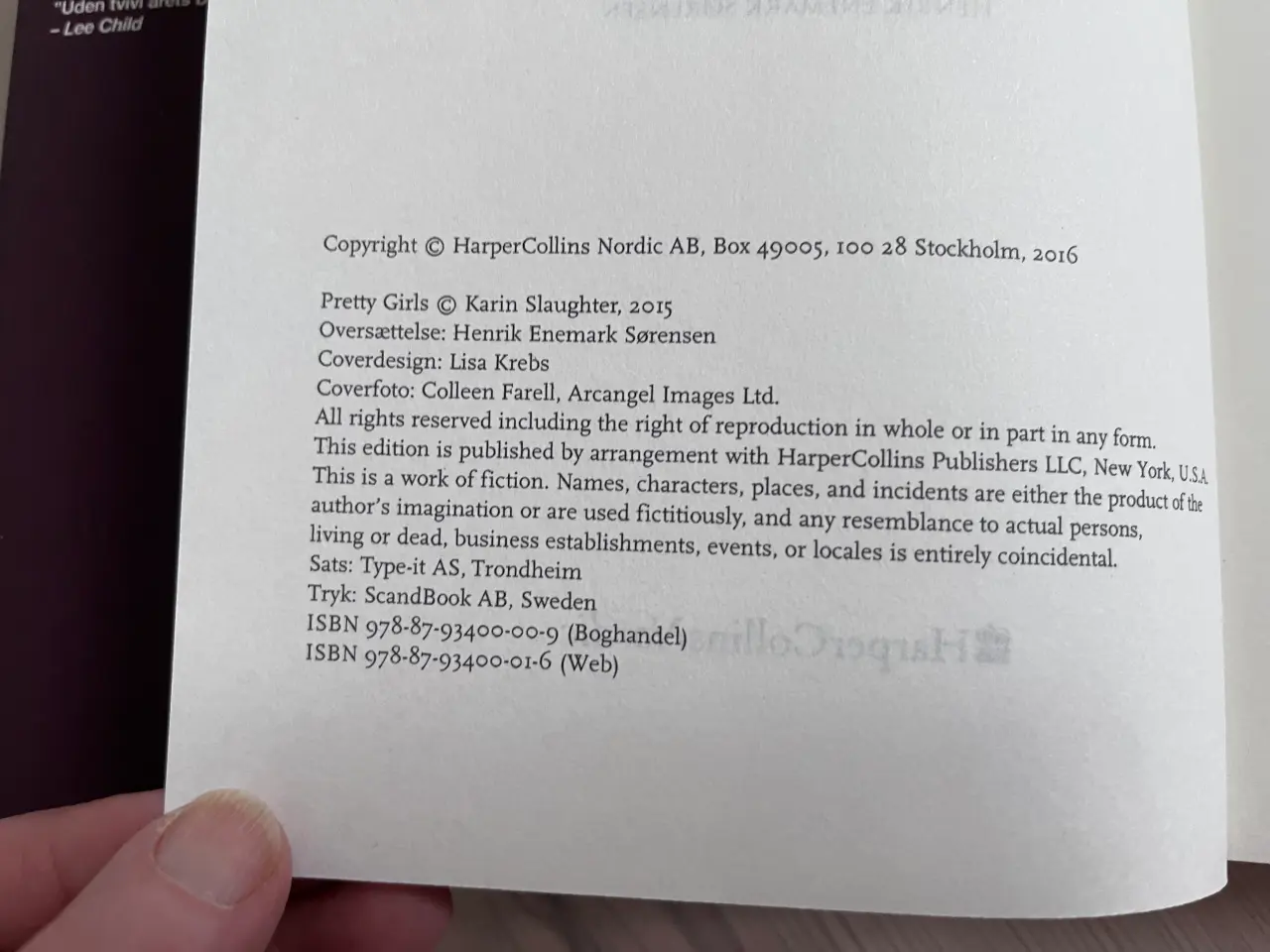 Billede 5 - De Smukkeste, Karin Slaughter, Krimibog