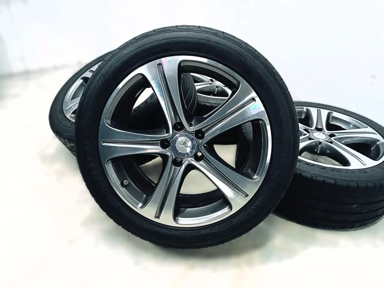 Billede 6 - 5x112 18" ET43 nav 66,6ø Mercedes sommersæt TPMS