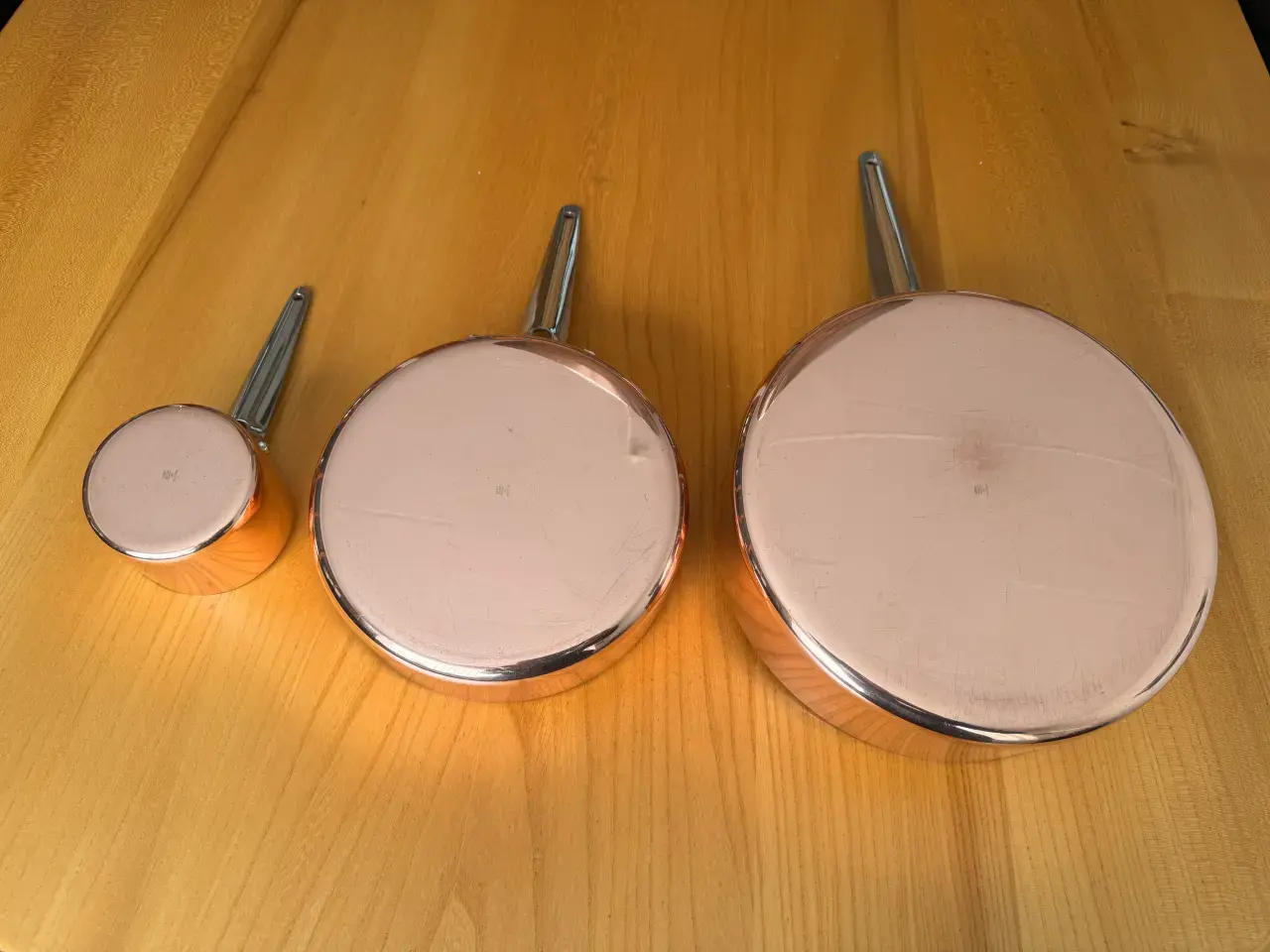 Billede 3 - Georg Jensen kobbergryde og pande sæt