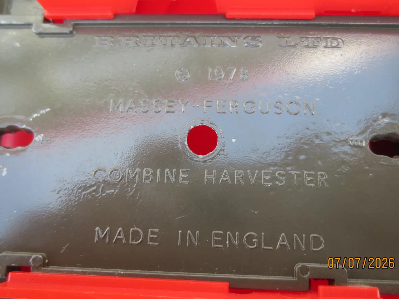 Billede 5 - 1 stk Modelmejetærsker Massey Ferguson 760