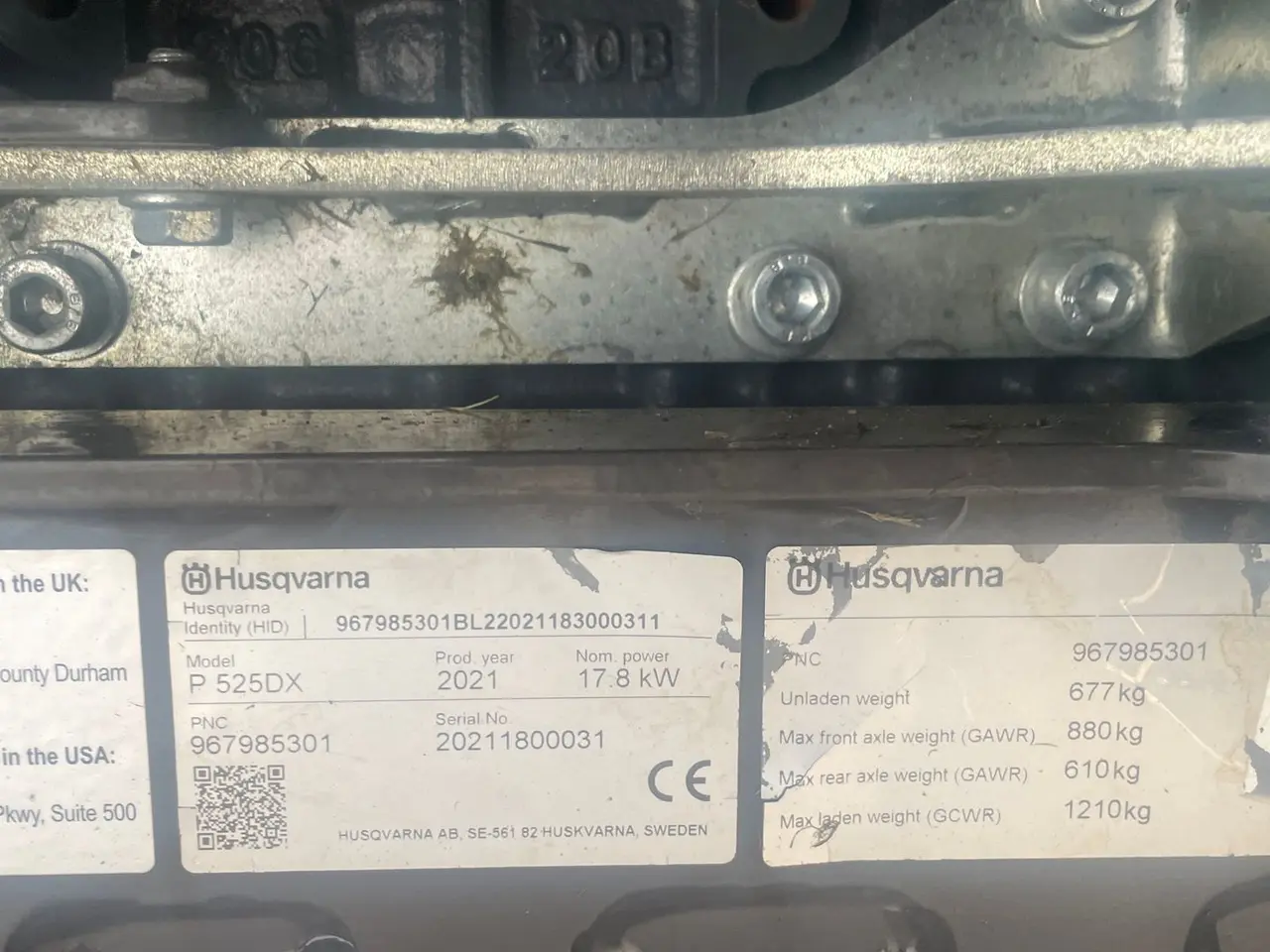 Billede 5 - Husqvarna P525DX