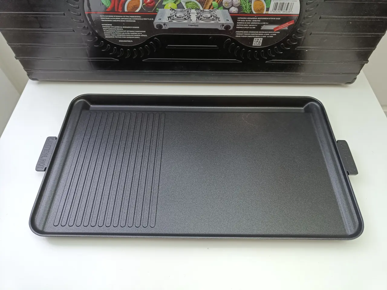 Billede 9 - NY! 4400W Bærbar Dobbelt Gaskomfur + Grillplade 