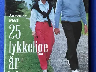 25 Lykkelige år - Kong Harald & Dronning Sonja - Schibsted 1993 - Bog - Pæn