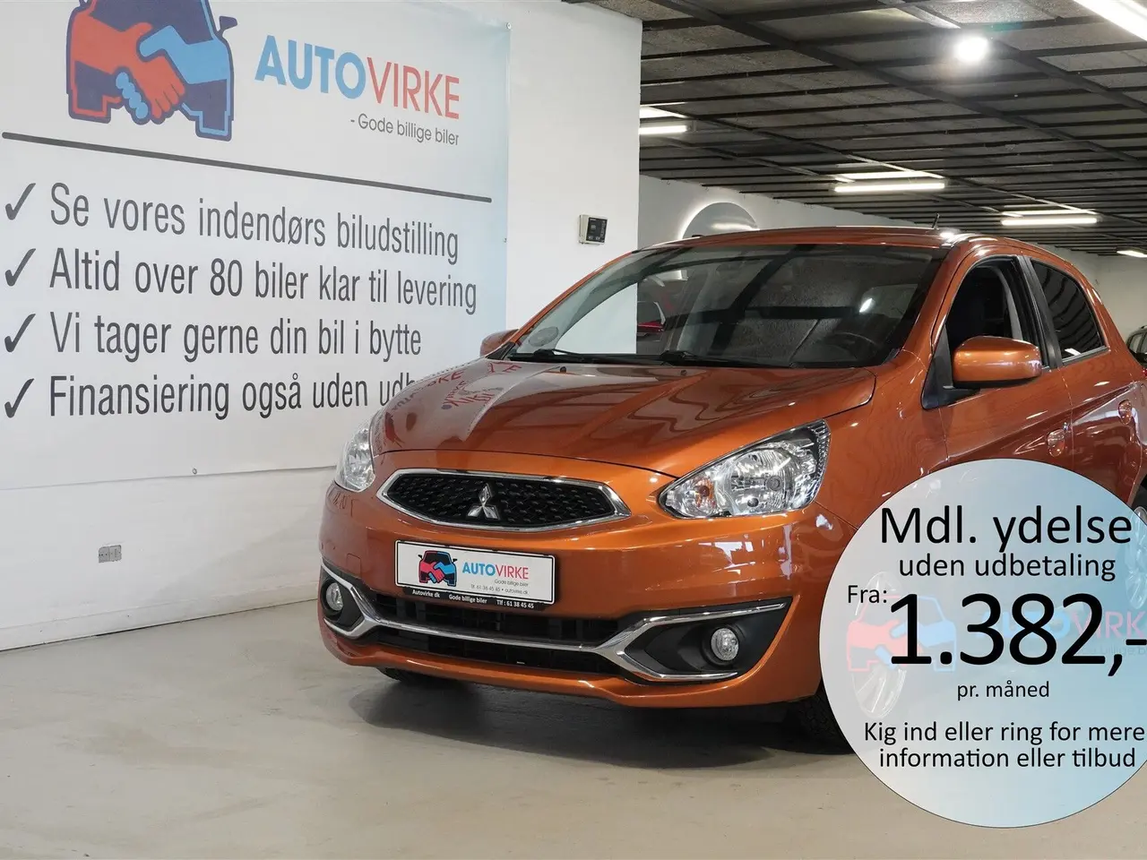 Billede 1 - Mitsubishi Space Star 1,2 Inlead CVT 80HK 5d Aut.