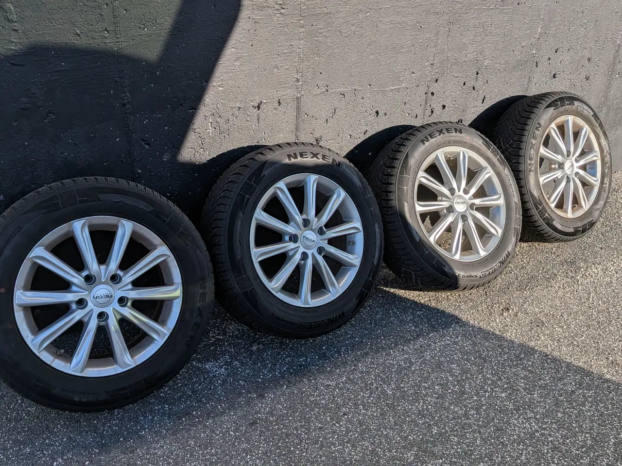 Billede 2 - 4 stk Vinterdæk på Alufælge 