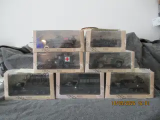 Atlas militære modelbiler 1:43 samling