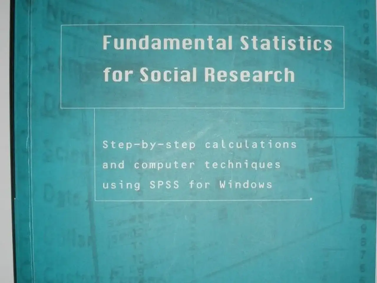 Billede 1 - Fundamental Statistics for Social Research