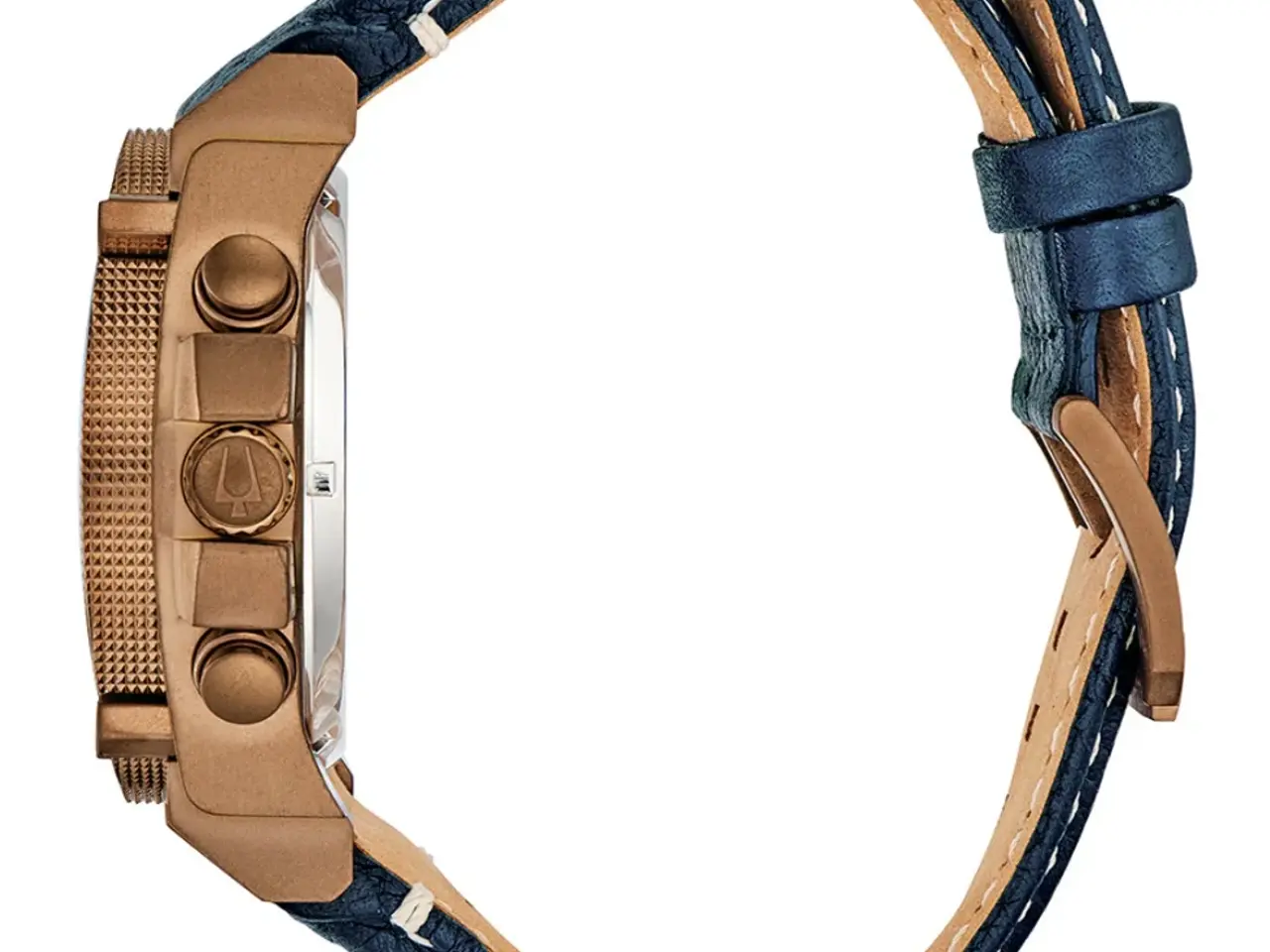 Billede 3 - Bulova Precisionist Blå/Læder (97B186)