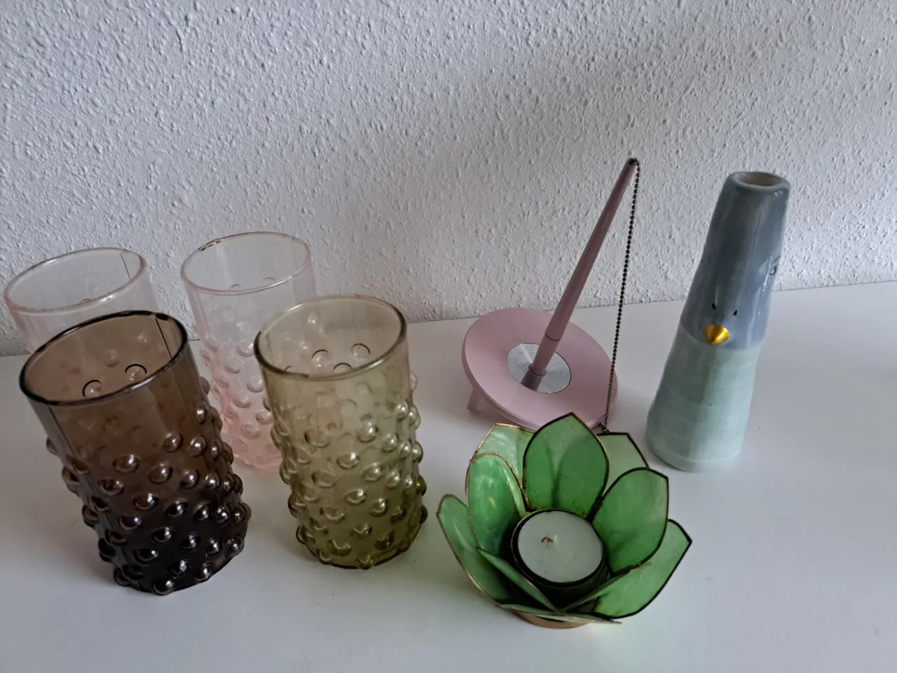 Billede 1 - Sjove drikkeglas 4 stk., vase mm.