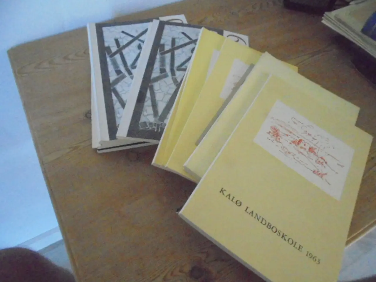 Billede 1 - 10 årsskrifter fra Kalø Landbrugsskole 1963-1972