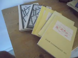 10 årsskrifter fra Kalø Landbrugsskole 1963-1972