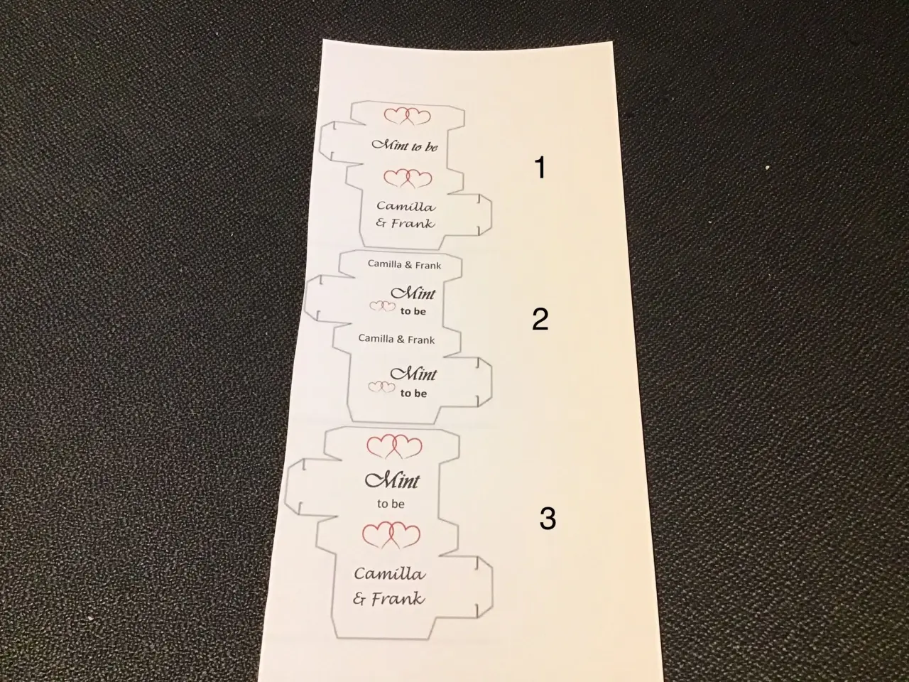 Billede 5 - Panodil og mint to be æsker til bryllup