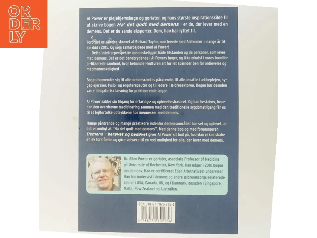 Billede 3 - Ha' det godt med demens : hvordan fremmer vi velvære af G. Allen Power (Bog)