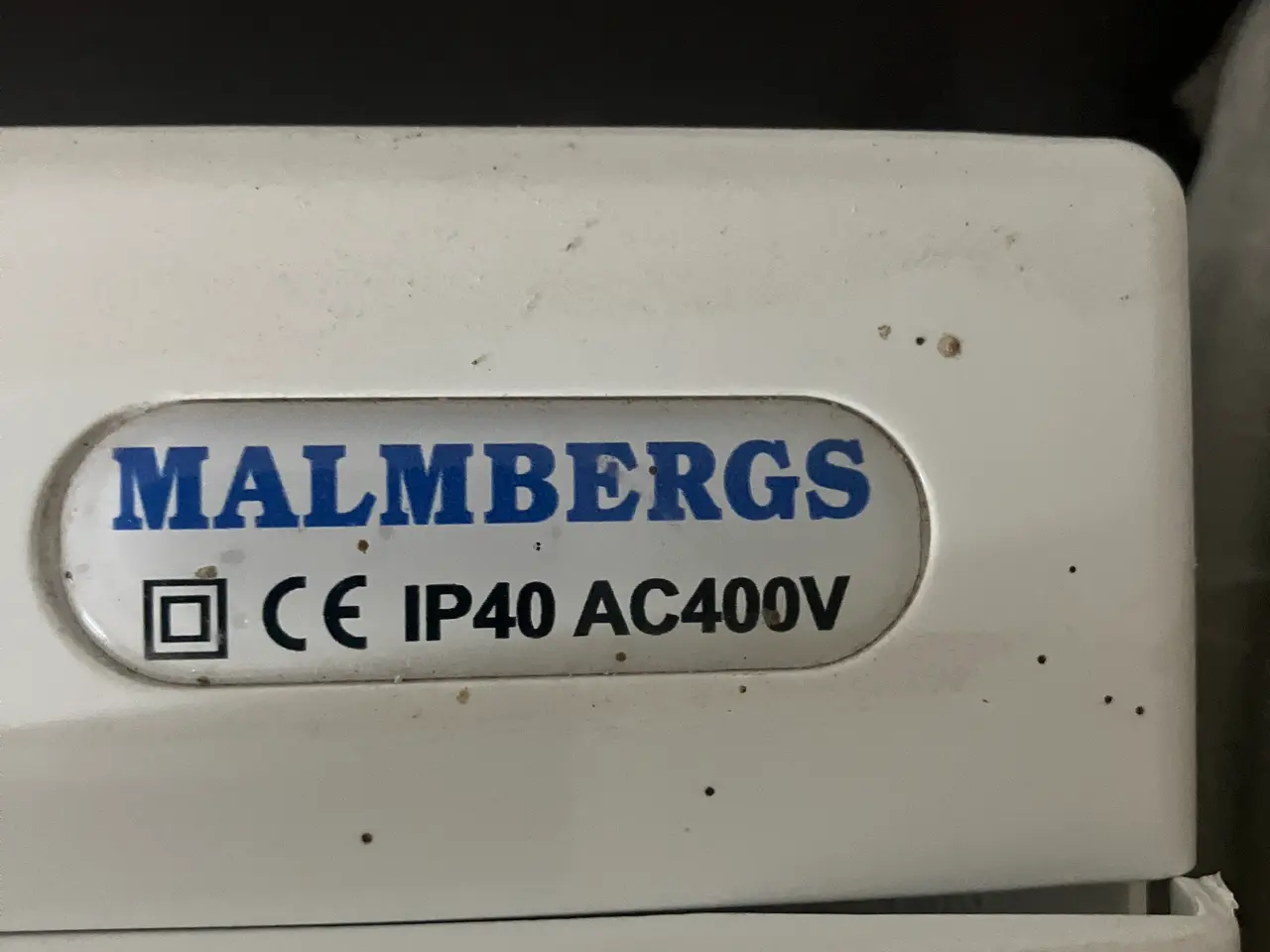 Billede 2 - Malmbergs EL-tavle