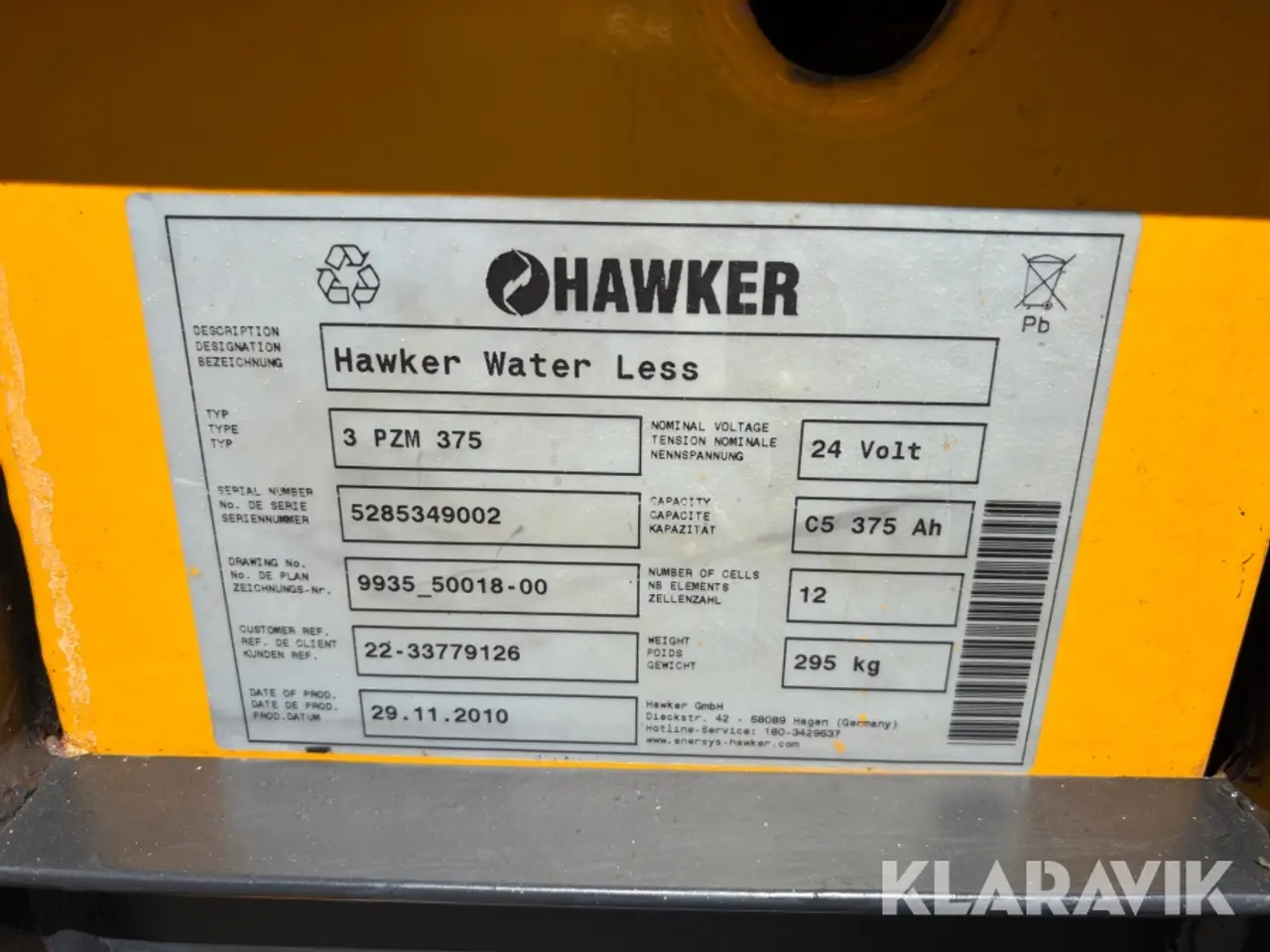 Billede 7 - Kontravægt stabler Jungheinrich EJG 108 - 1200kg - 2,5m