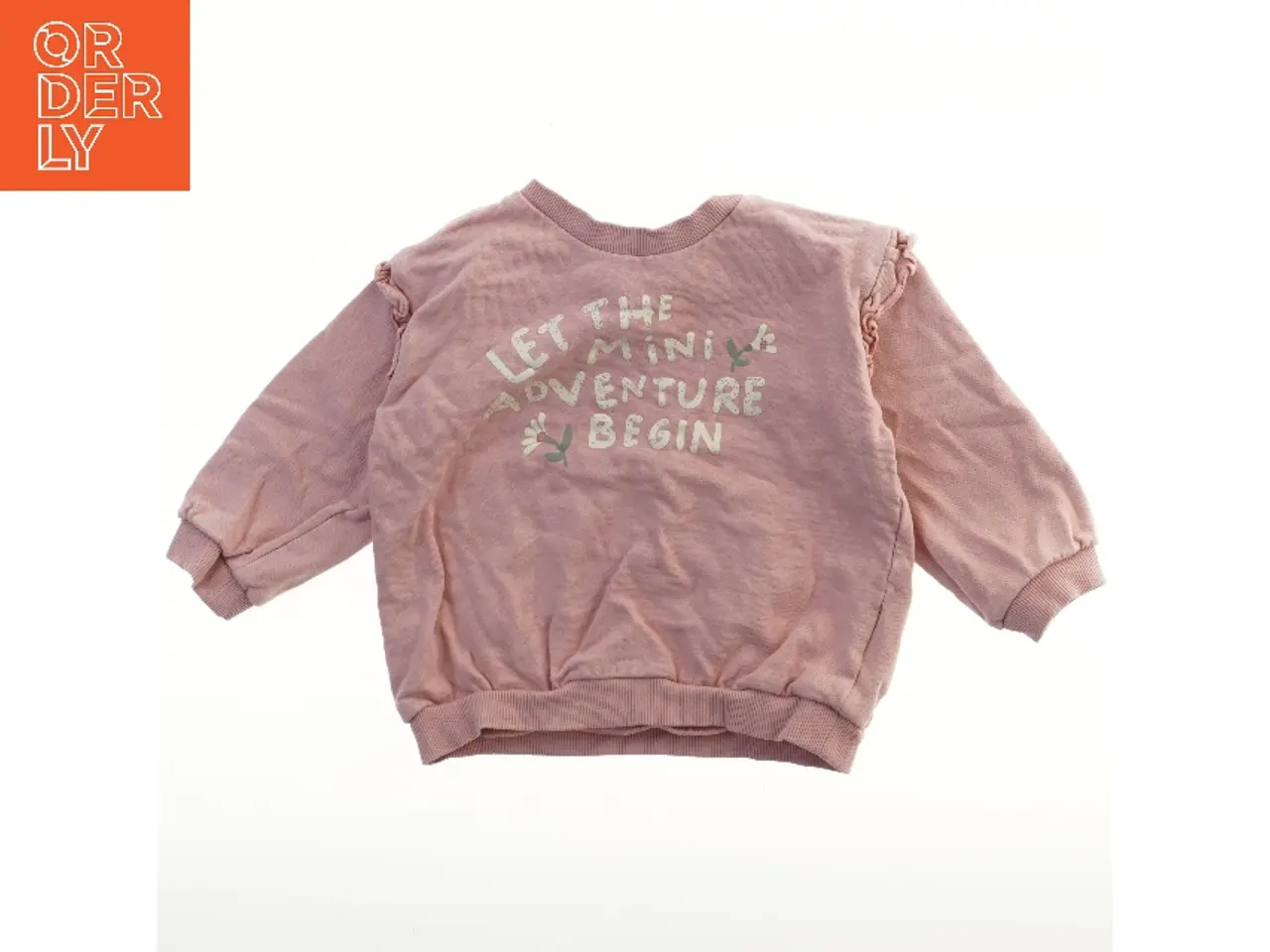 Billede 1 - Børnetrøje med tekst fra H&M (str. 86)