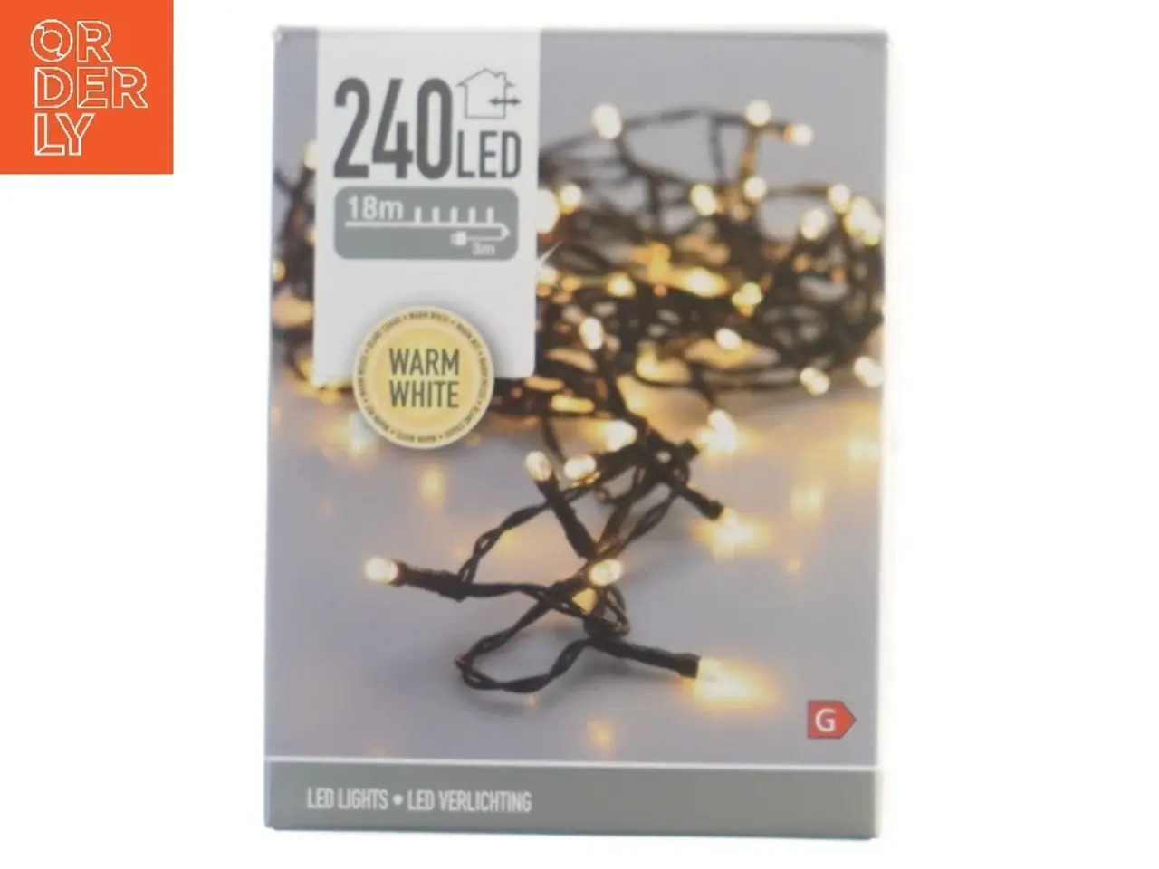 Billede 1 - LED lyskæde 240 lys (str. 18 m cm)