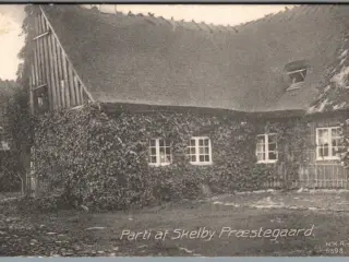 Parti af Skelby Præstegaard - Gedser - Postkort  - Brugt