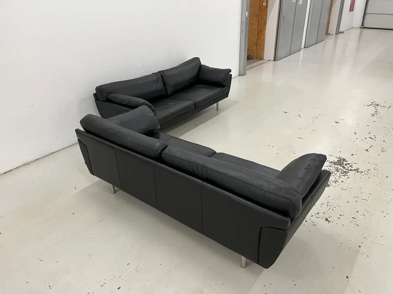 Billede 8 - Ilva Palermo sofagruppe 2x3 Pers.i sort okselæder.