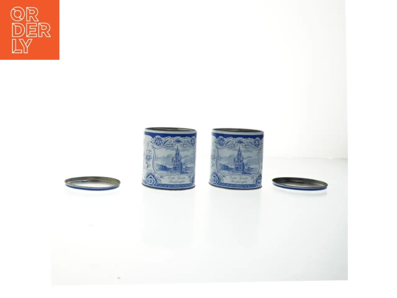 Billede 2 - Hollandske Daelmanns Stroopwafel metaldåser (str. Ø. 10 cm længde. 10 cm)