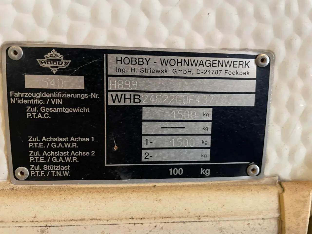 Billede 6 - Hobby 540 UF Excellent Easy