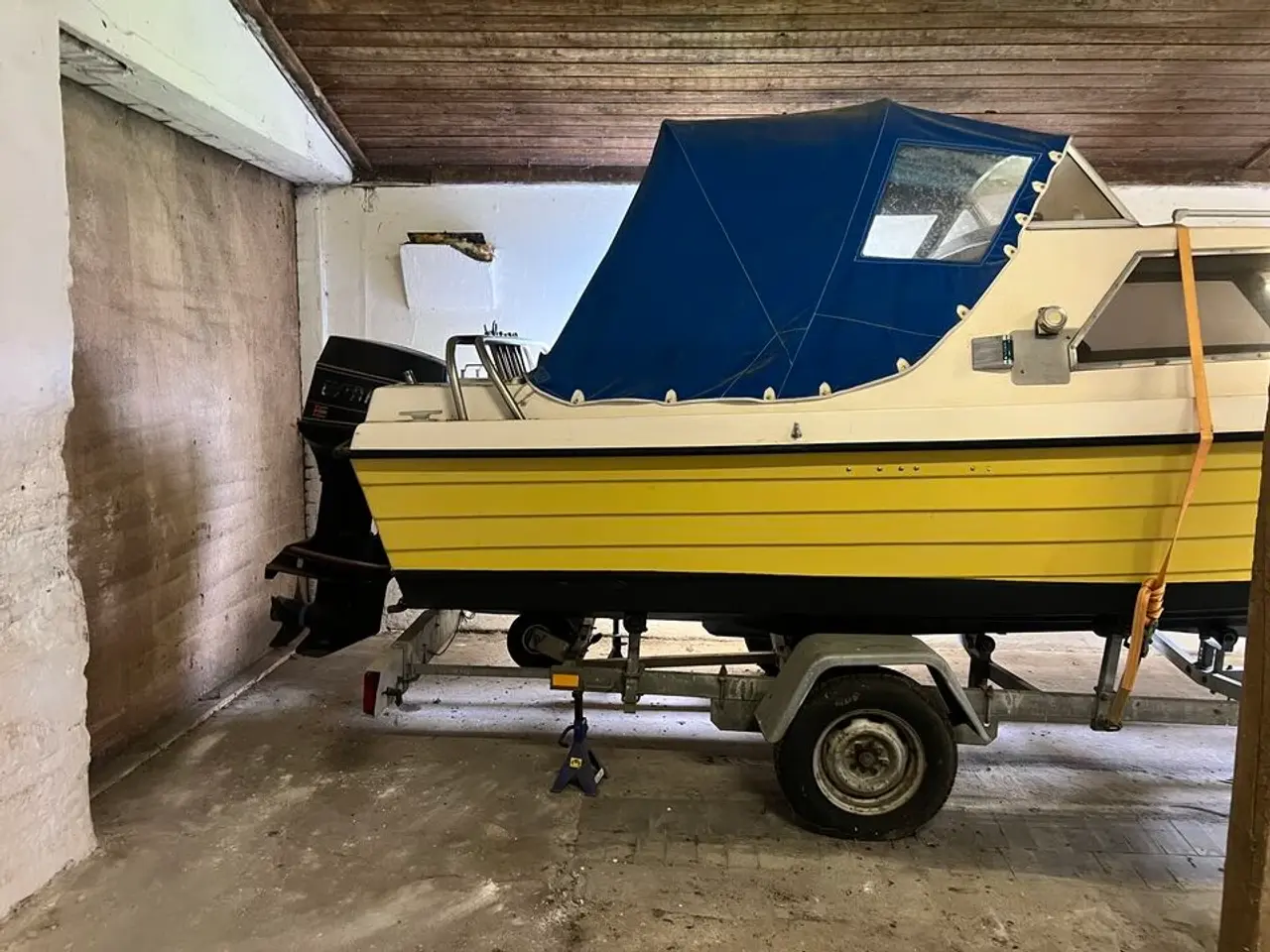 Billede 2 - Nordan 18 motorbåd inkl. motor og bådtrailer.