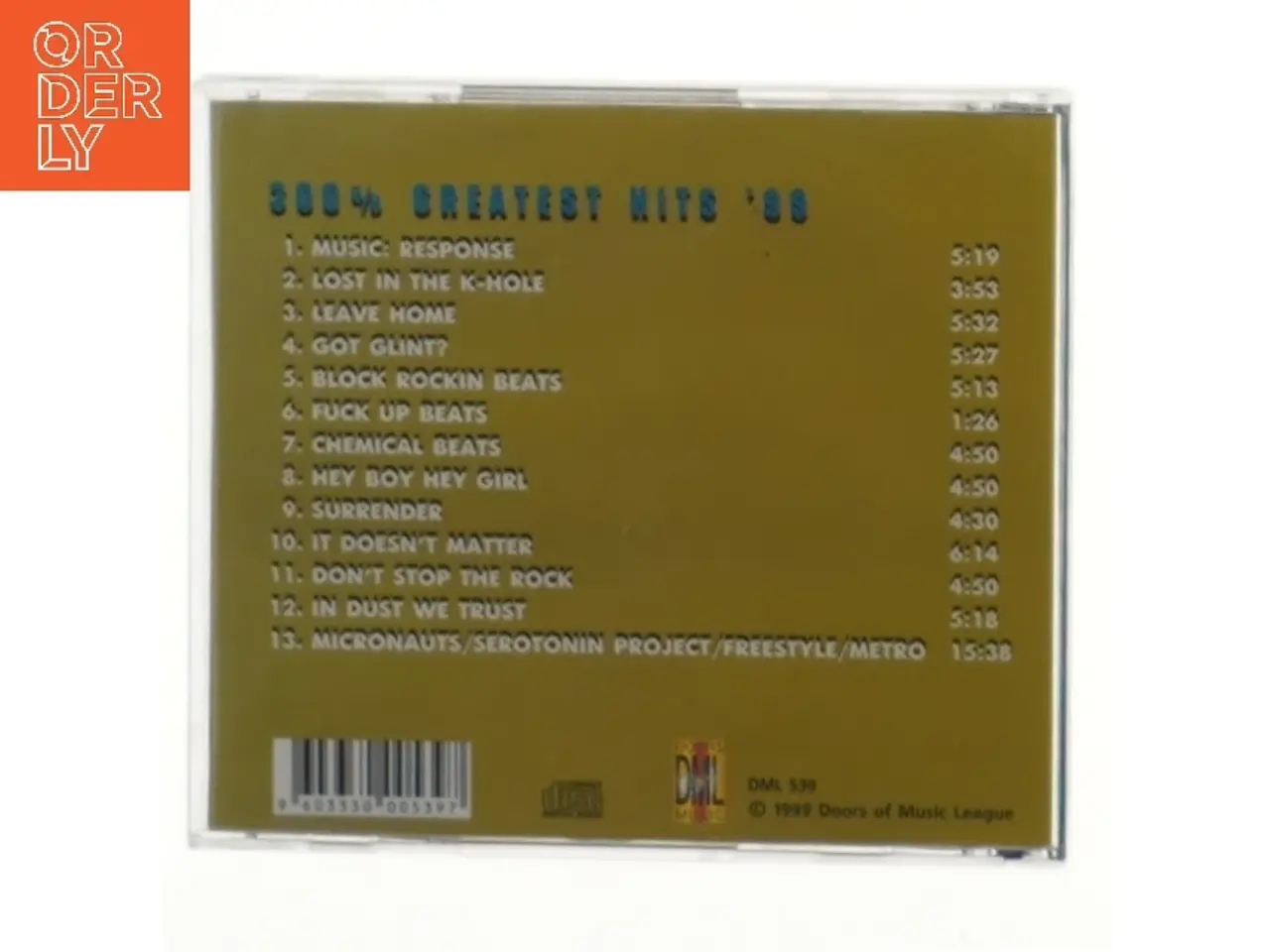 Billede 3 - Chemical Brothers - 300% Greatest Hits '99 CD